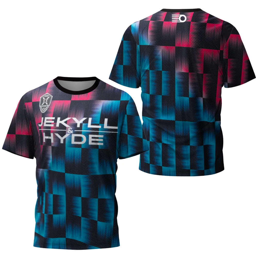 Badminton Hall - Modny męski t-shirt do tenisa stołowego,