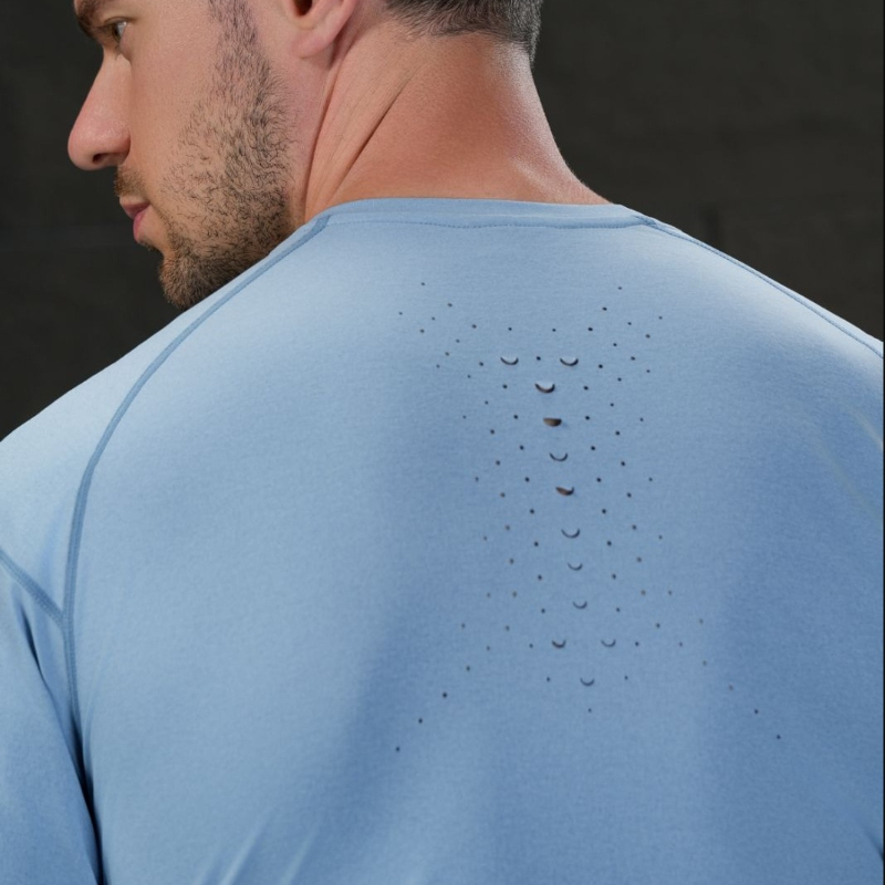 Koszulka męska sportowa z lase – T Shirt Dry Fit recenzja i cena